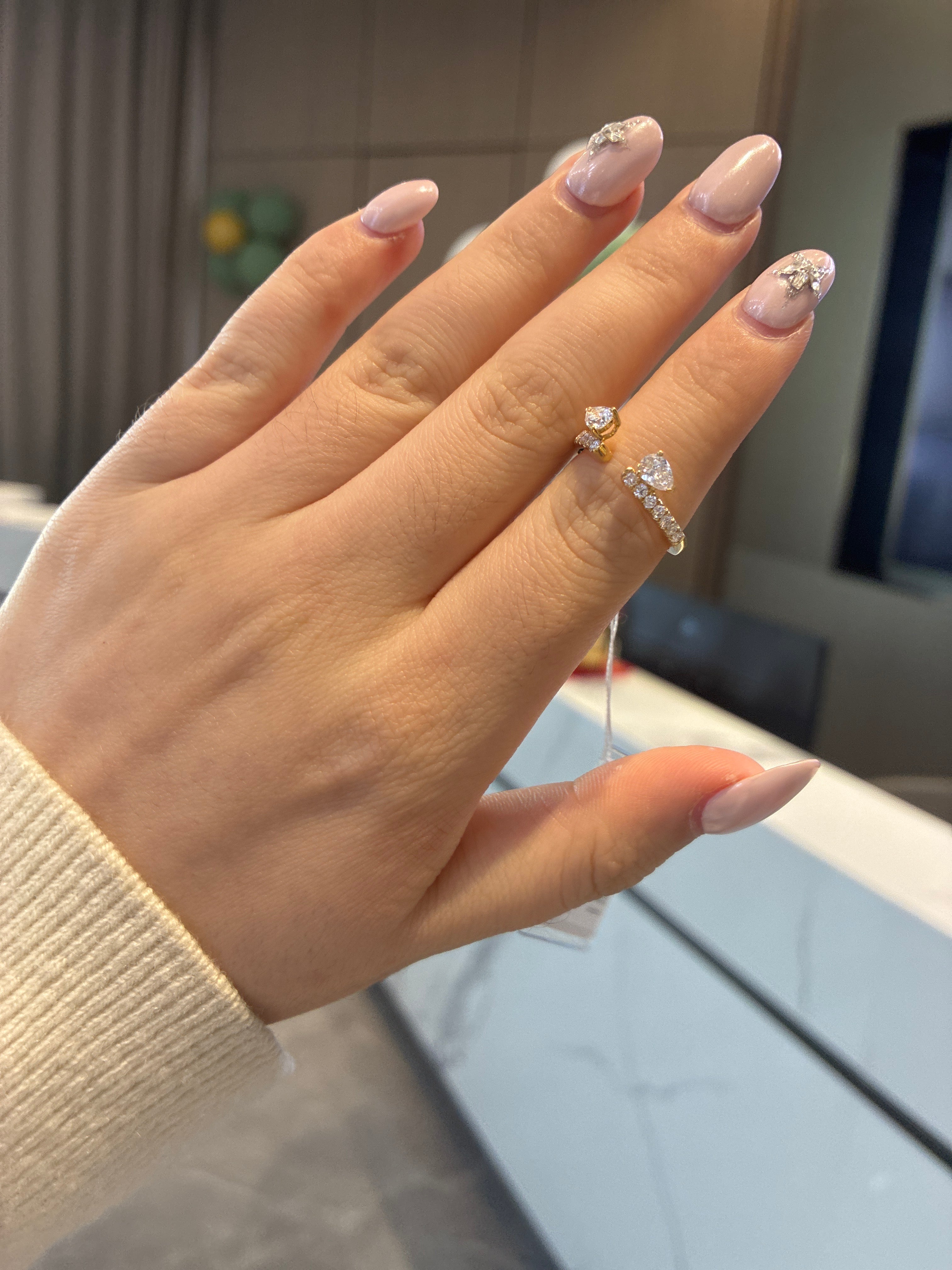 18k Gold Openband 0.7ct