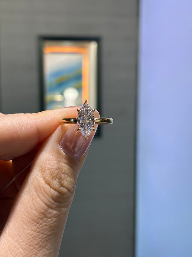 1.57ct Marquis Ring, D/VVS2