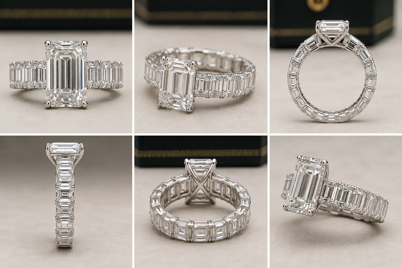 Deposit for Kaisha Ekker 14k white gold, 3ct main stone, E/VvS2, around 3.5g gold weight, size 7