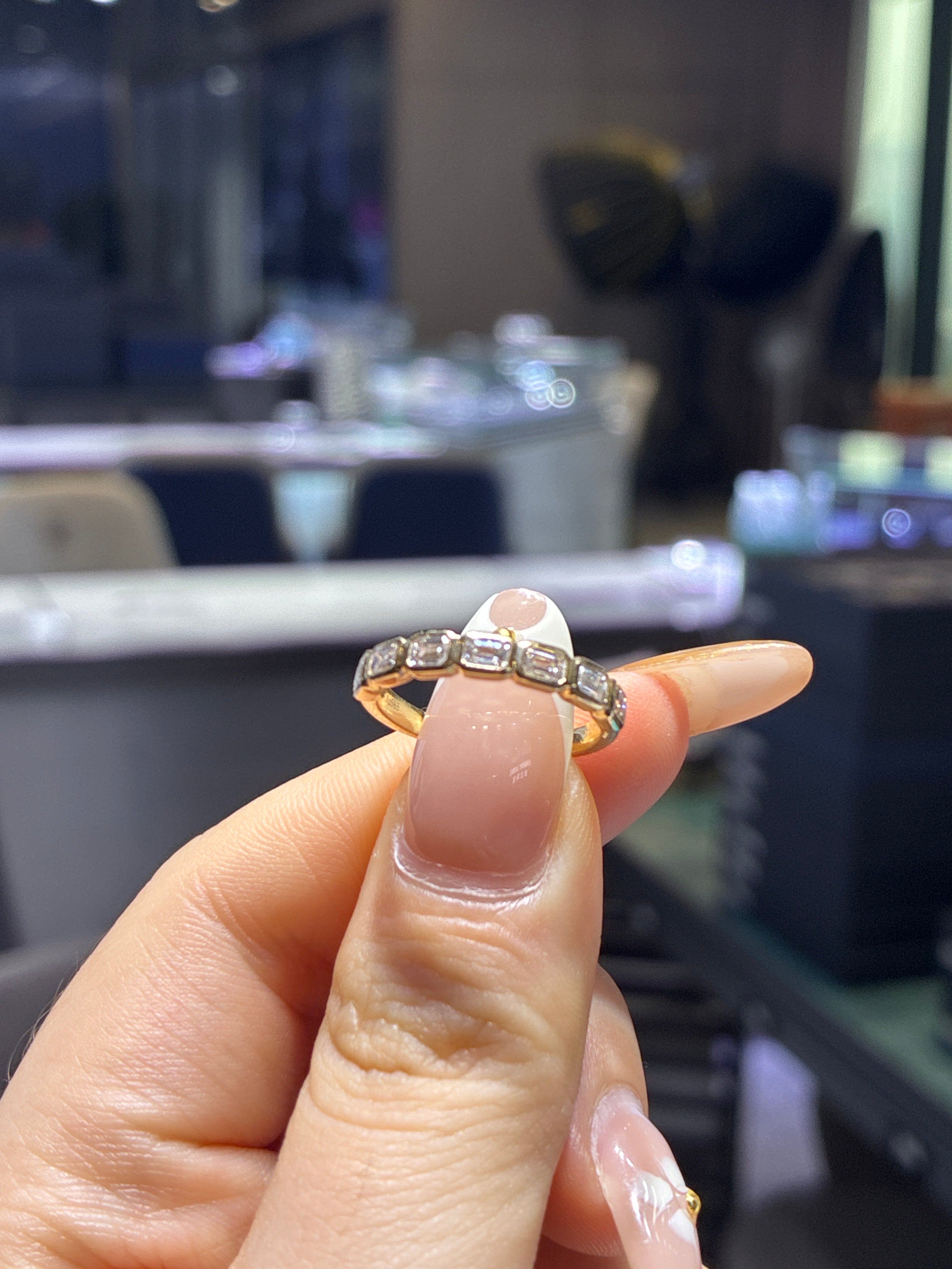 For heyshell 14k yellow gold D-E/vs、vvs 0.704ct