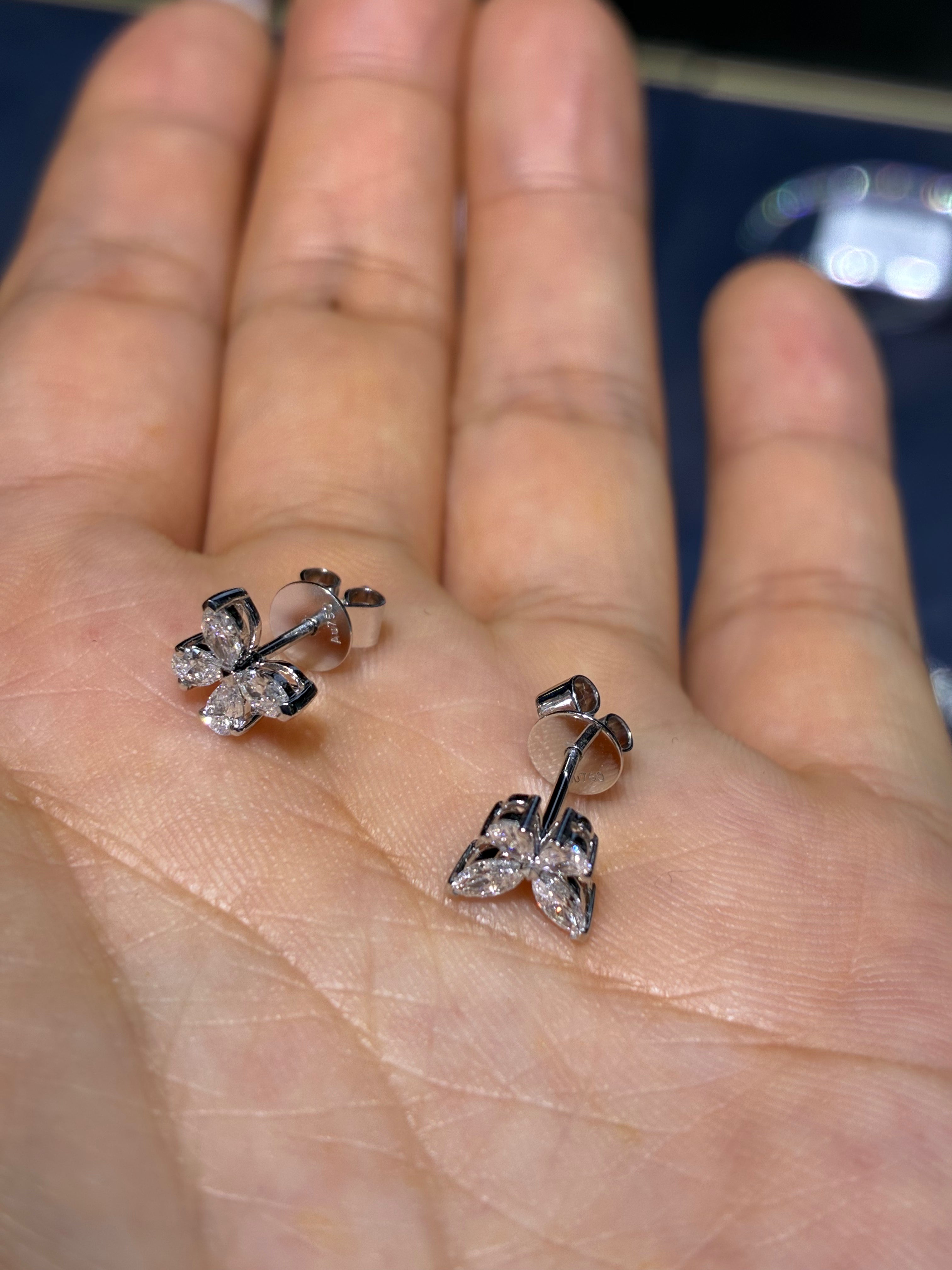 For Tiffany - Earing0.239ct/0.181ct/18K white gold