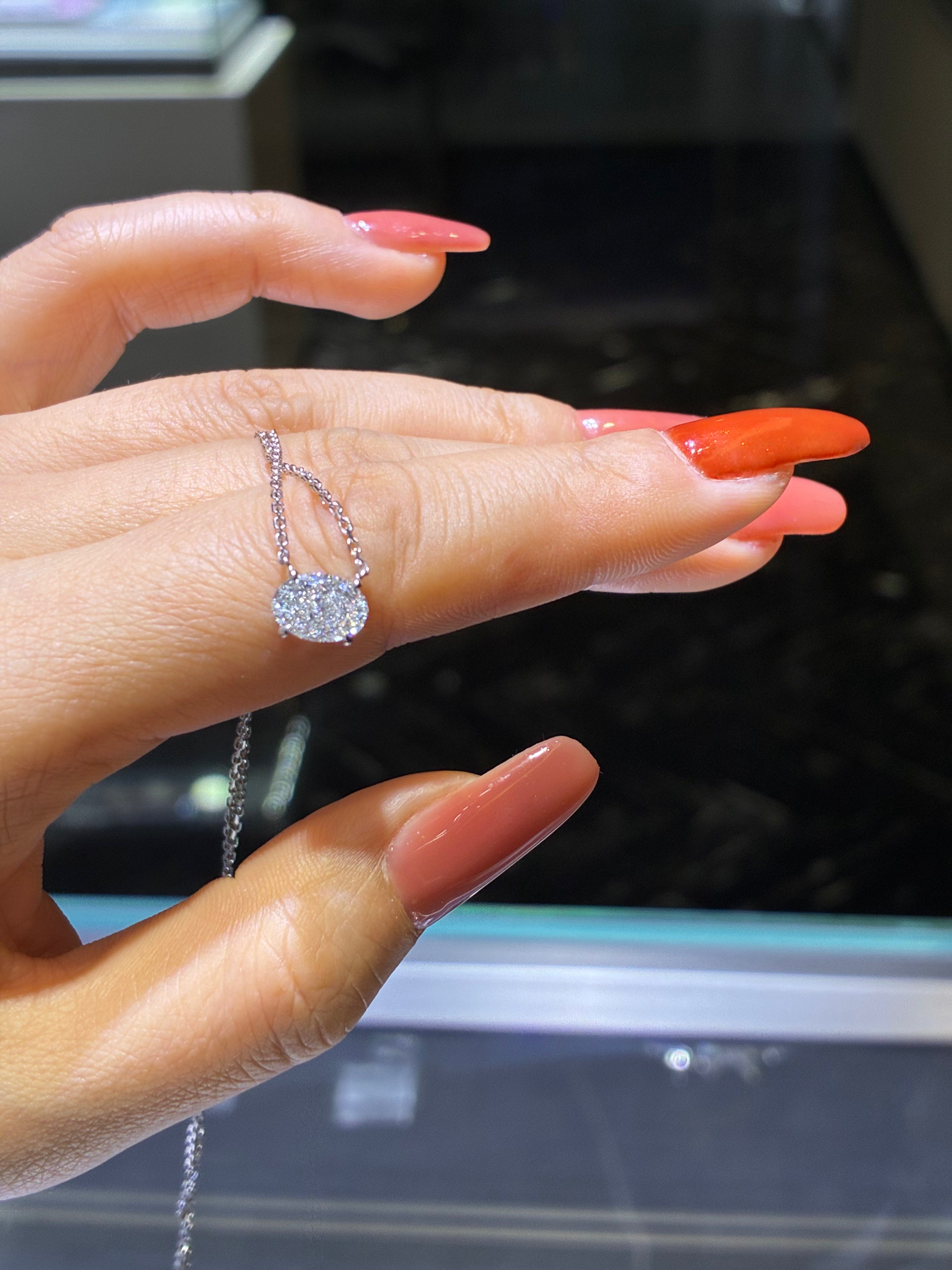 For my dear Jay: necklace, 1.470ct/1p, D/VVS2