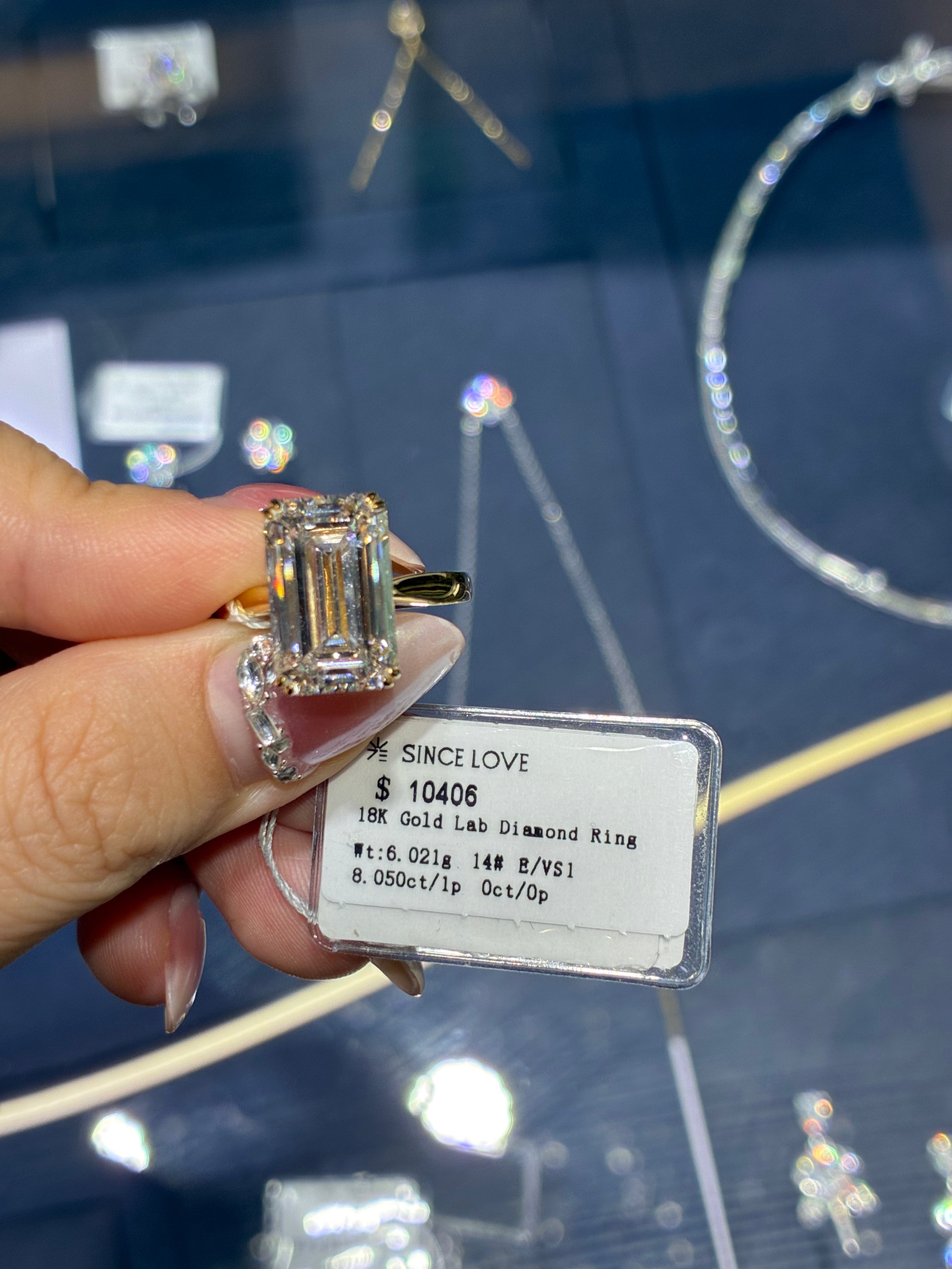 Payment for Christinecclurk to pay( 8.05 Carat/E,VS1 Emerald solitaire Ring)