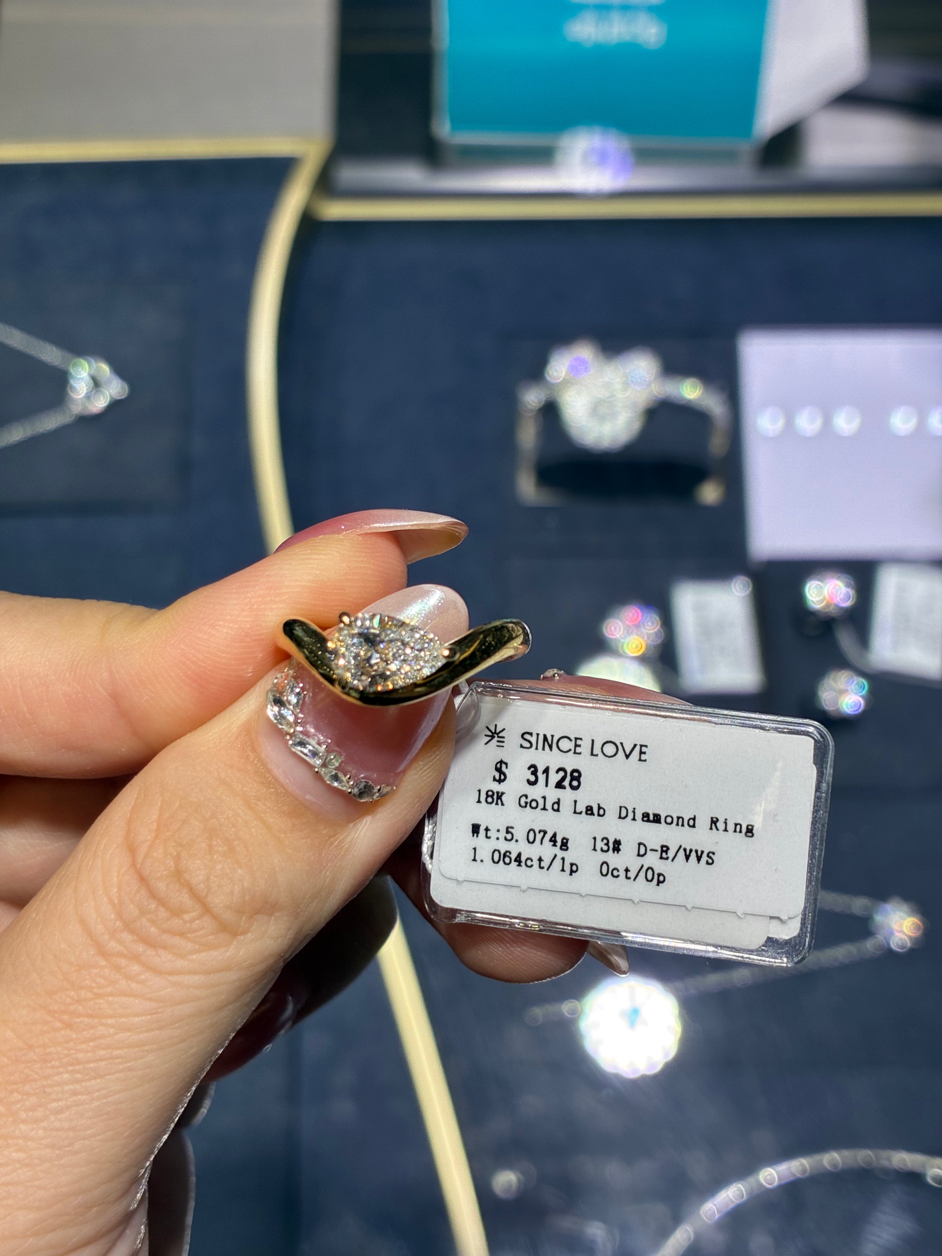 Payment for Ivy to pay (0.7ct Oval Pinky Ring/DE,VS-VVS)