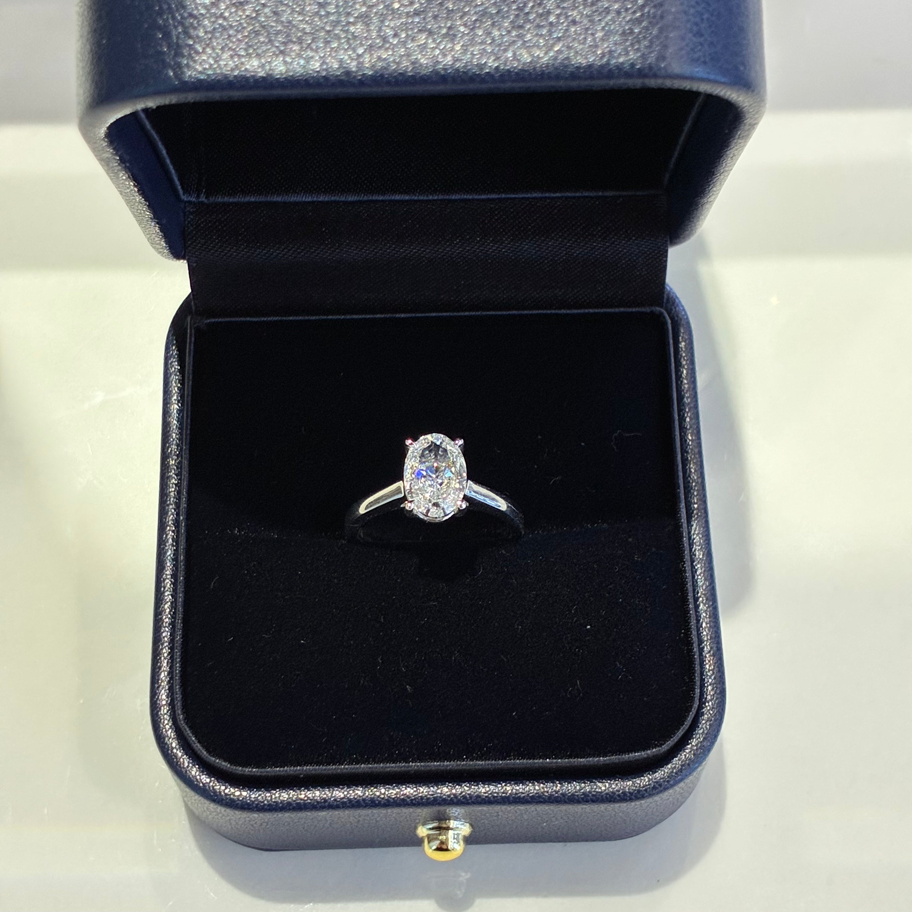3.090ct Oval Solitaire Ring D/VVS2