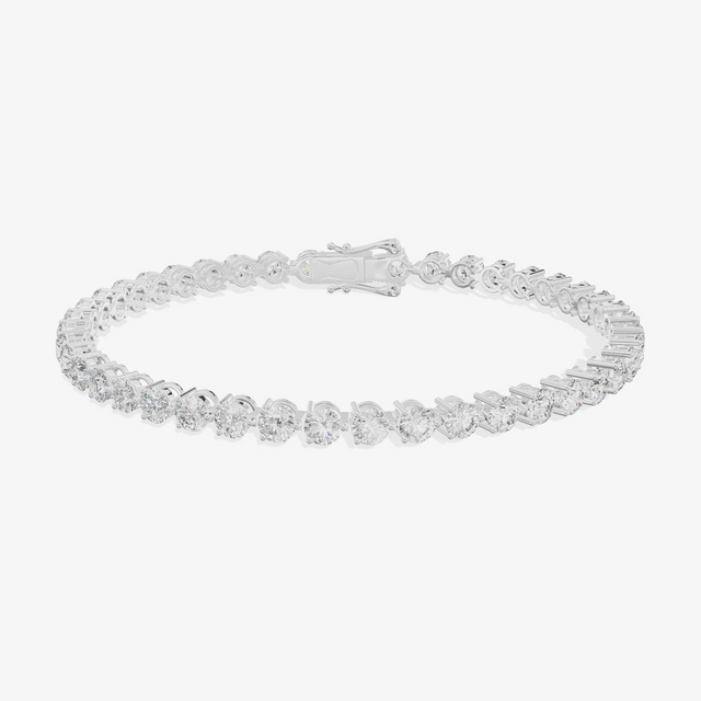 Round Tennis Bracelet (4.28 ct. tw.) in Platinum
