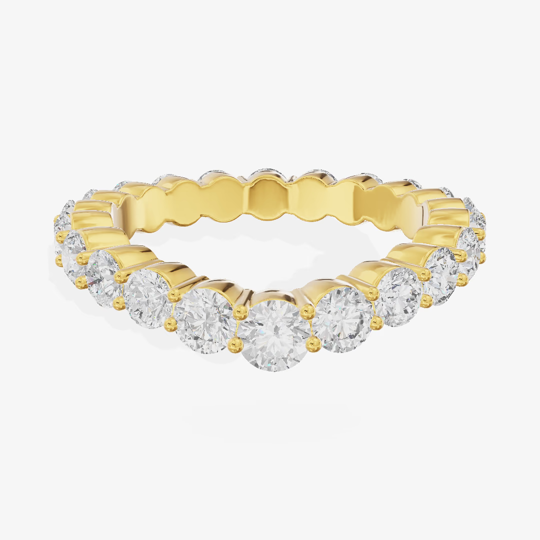 Eternity Round Engagement Ring (1.67 ct. tw.) in 18K Yellow Gold