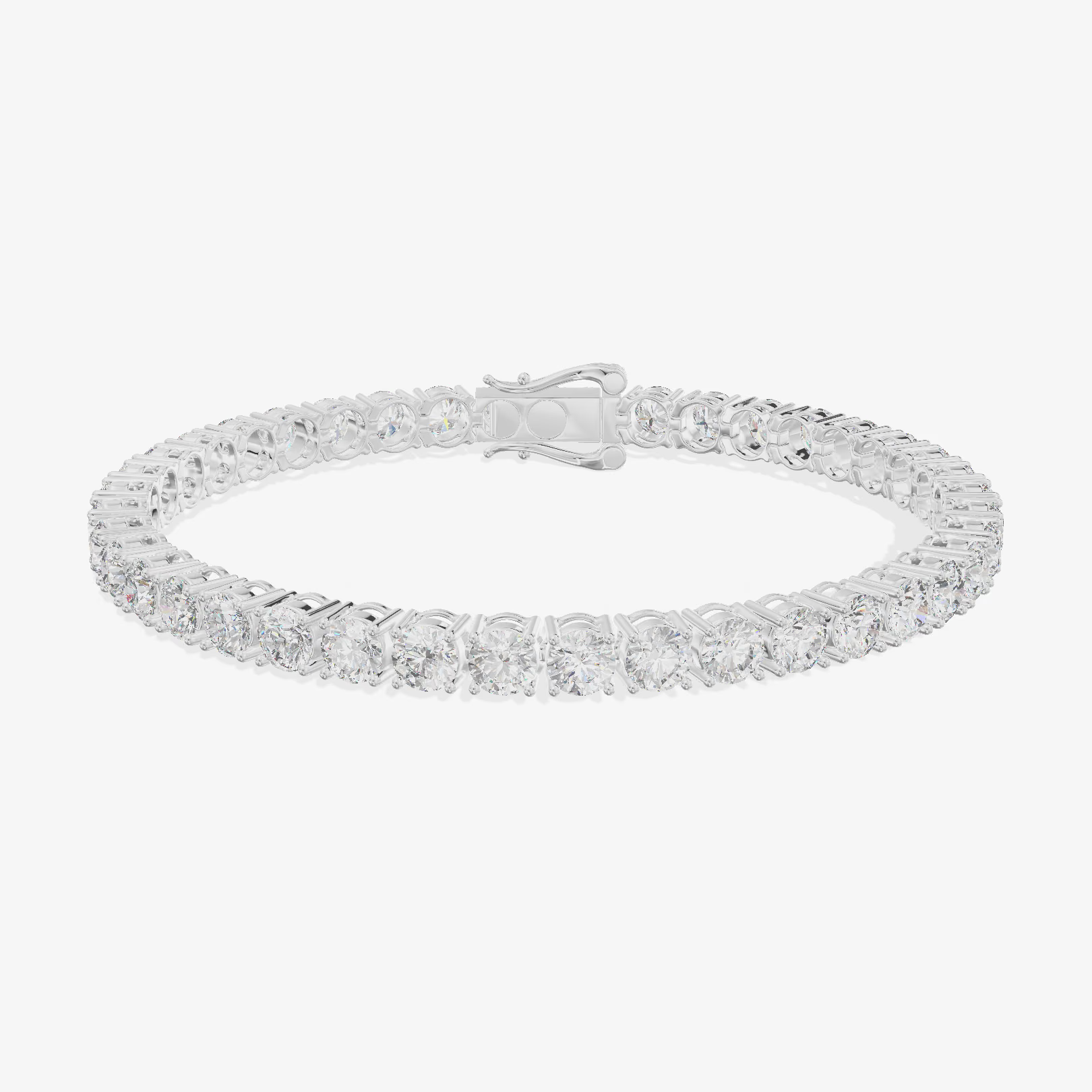 Round Tennis Bracelet (7.2 ct. tw.) in Platinum