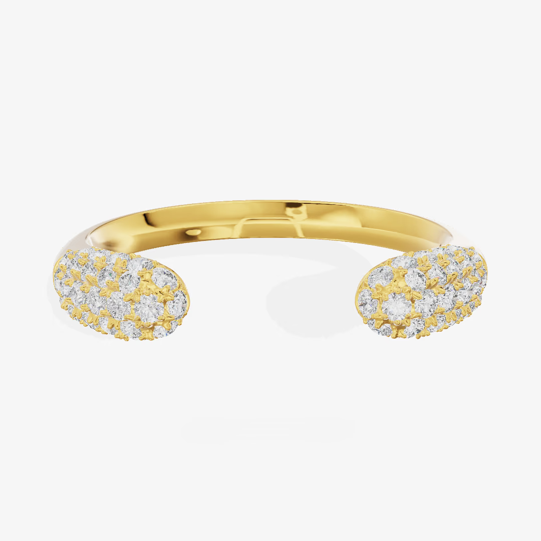 Bypass Round Engagement Ring (1/4 ct. tw.) in 18K Yellow Gold