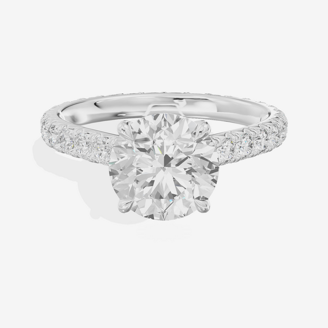 Sincere Round Eternity Ring (3/5 ct. tw.) in Platinum