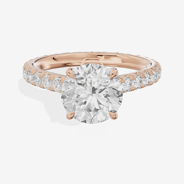 Sincere Round Eternity Ring (3/5 ct. tw.) in 14K Rose Gold