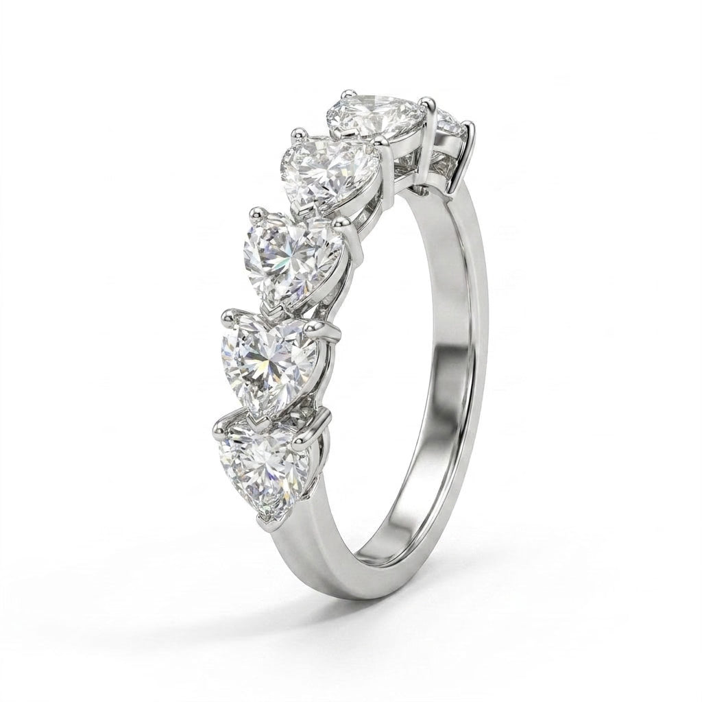 Heart Engagement Ring (1.5 ct. tw.) in 18K White Gold