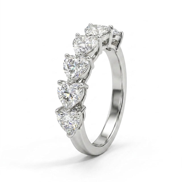 Heart Engagement Ring (1.5 ct. tw.) in 18K White Gold