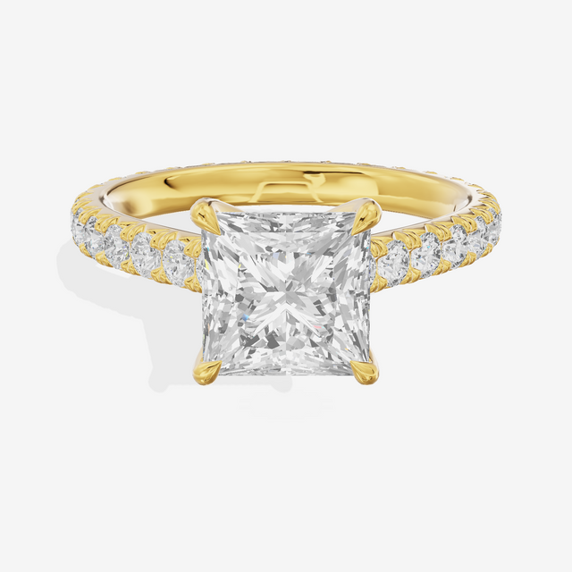 Sincere Princess Eternity Ring (3/5 ct. tw.) in 14K Yellow Gold