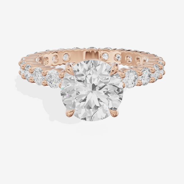 Vowsae Round Eternity Ring (3/4 ct. tw.) in 18K Rose Gold