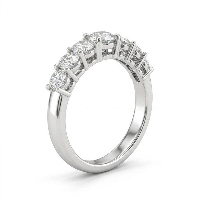Eternity Round Engagement Ring (1.35 ct. tw.) in 18K White Gold