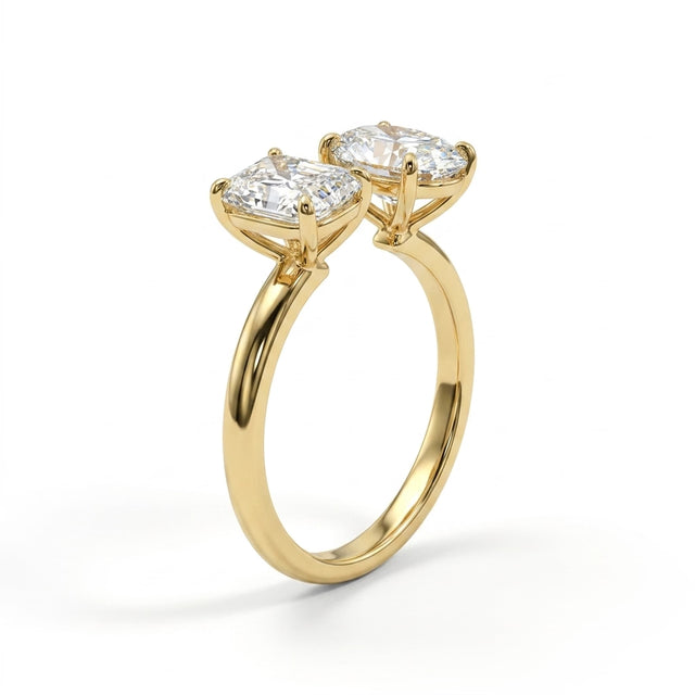 Radiant Engagement Ring (2.31 ct. tw.) in 18K Yellow Gold