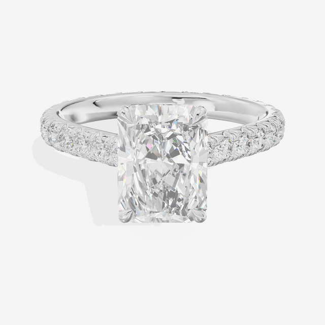 Sincere Radiant Eternity Ring (3/5 ct. tw.) in 18K White Gold