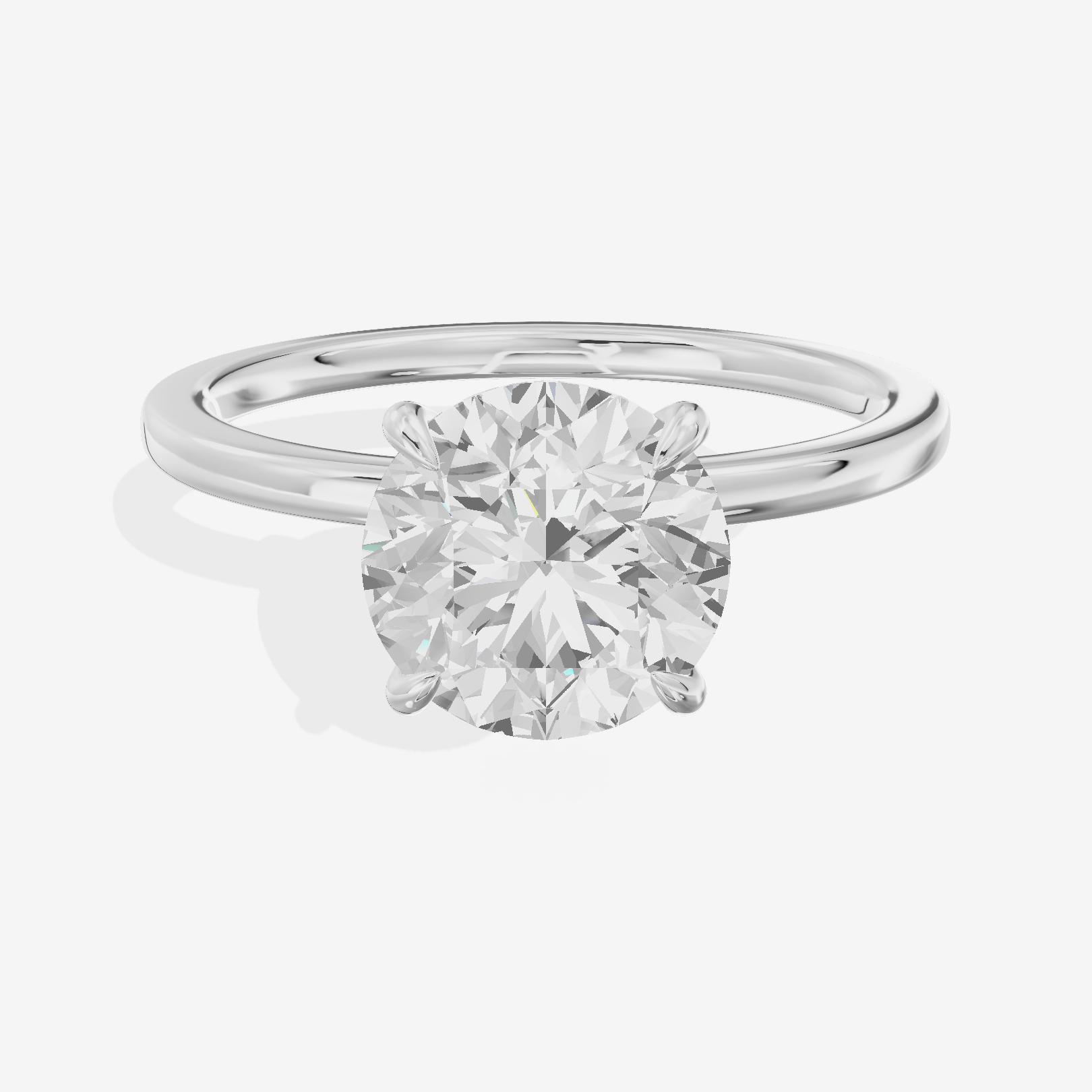Lateria Halo Round Engagement Ring (1/3 ct. tw.) in Platinum