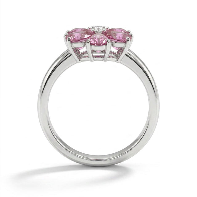 Cluster Pear Engagement Ring (1.82 ct. tw.) in 18K White Gold