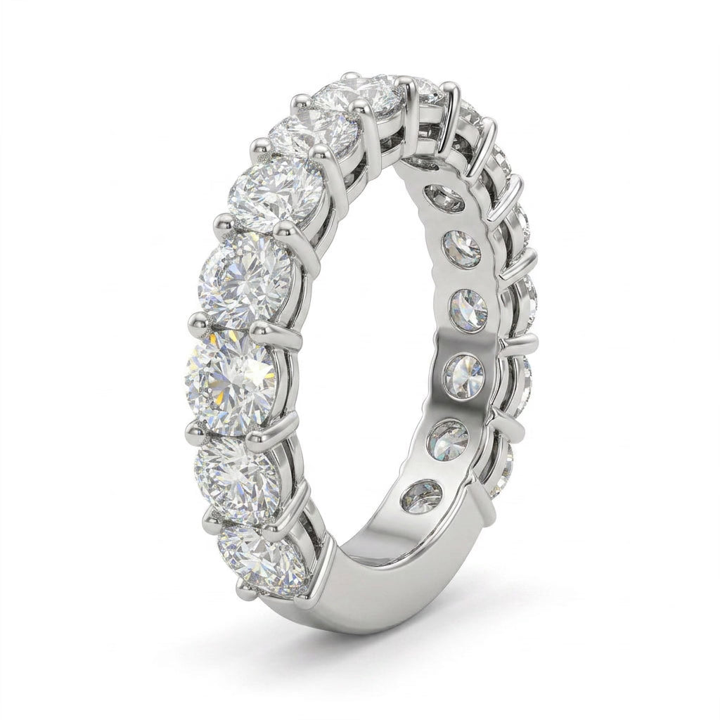 Eternity Round Engagement Ring (2.12 ct. tw.) in 18K White Gold