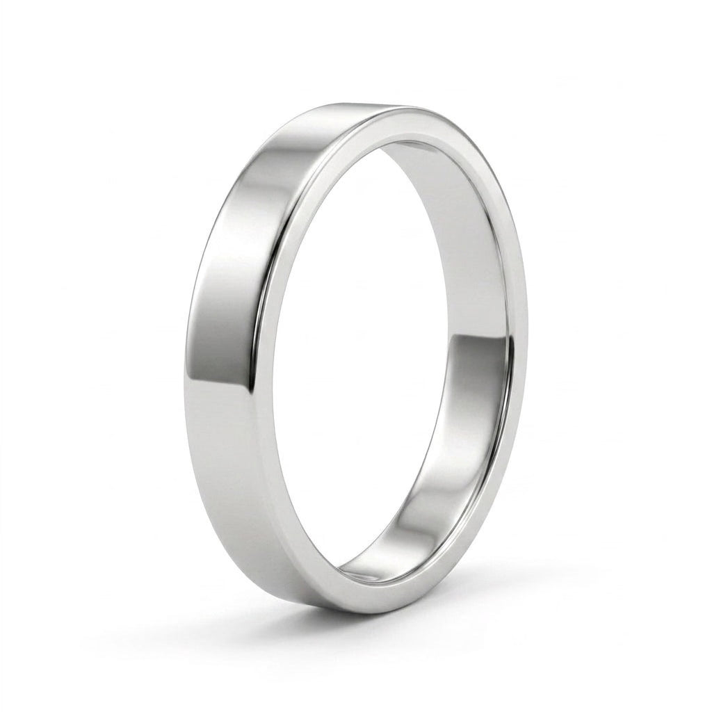 Wedding Band in 18K White Gold