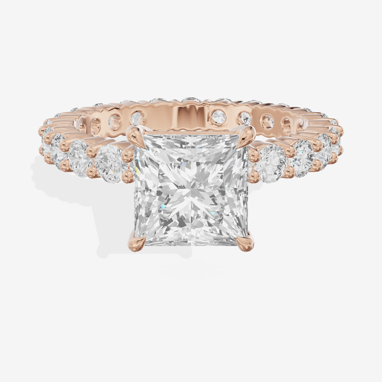 Vowsae Princess Eternity Ring (3/4 ct. tw.) in 14K Rose Gold