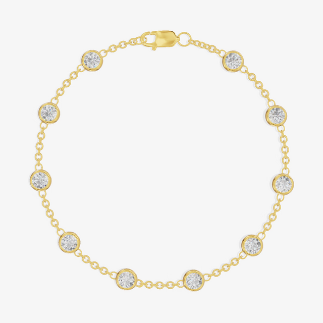 Round Bracelet (2.07 ct. tw.) in 18K Yellow Gold