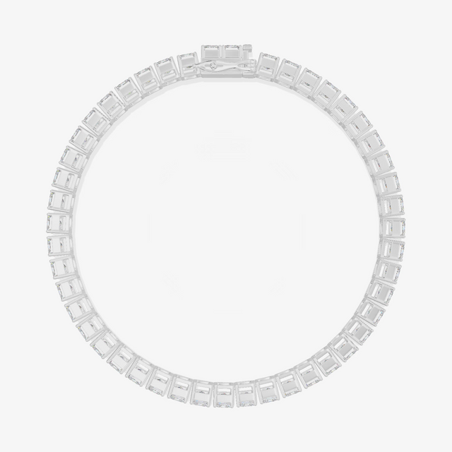 Emerald Cut Tennis Bracelet (14.71 ct. tw.) in Platinum