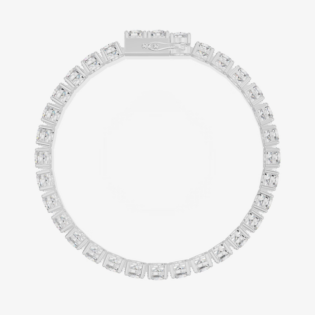 Round Tennis Bracelet (17.02 ct. tw.) in 18K White Gold