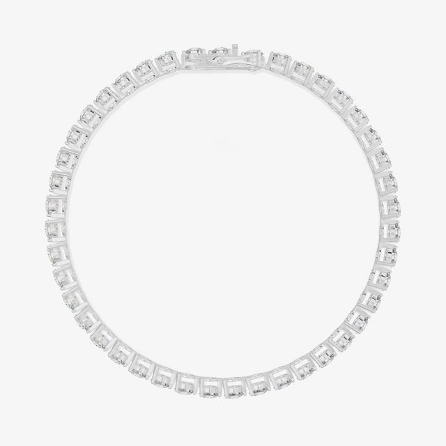 Round Tennis Bracelet (4.28 ct. tw.) in Platinum