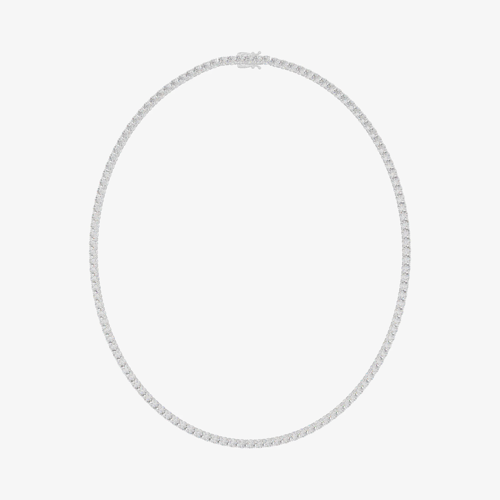 Round Necklace (14.99 ct. tw.) in Platinum