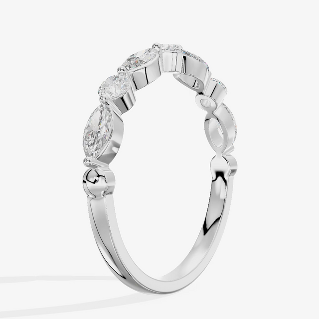 Marquise Engagement Ring (5/8 ct. tw.) in 18K White Gold