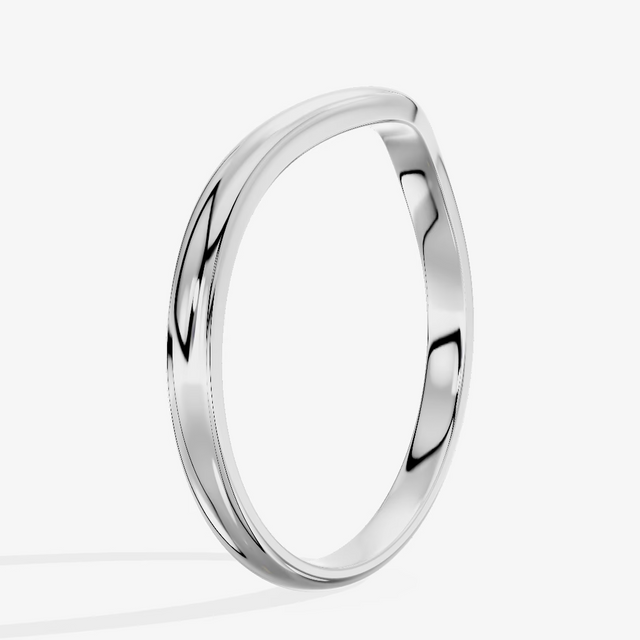 Wedding Band in Platinum