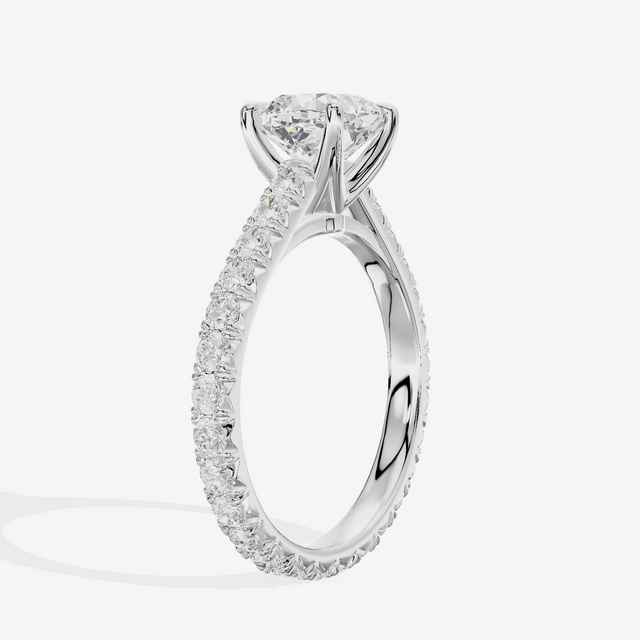 Sincere Cushion Eternity Ring (3/5 ct. tw.) in 14K White Gold