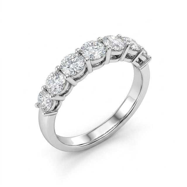 Eternity Round Engagement Ring (1.35 ct. tw.) in 18K White Gold