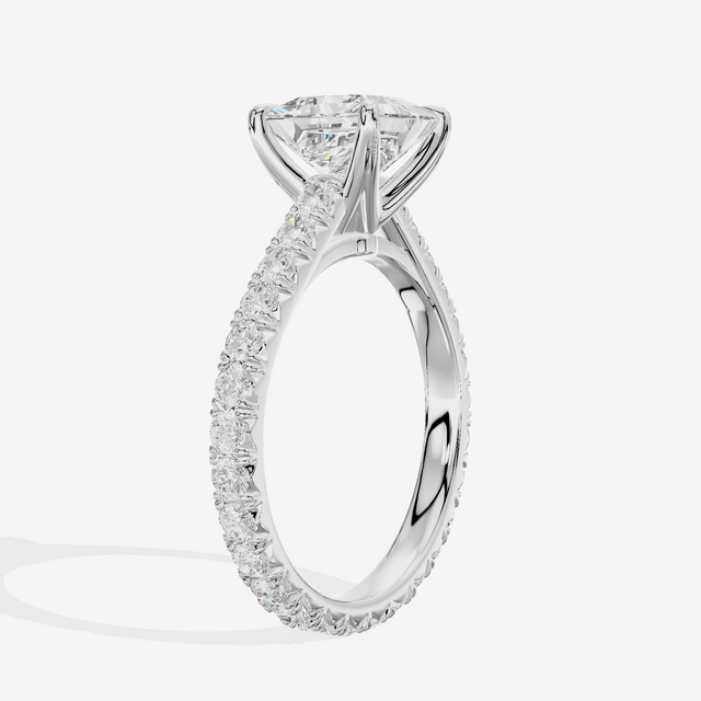 Sincere Princess Eternity Ring (3/5 ct. tw.) in 18K White Gold