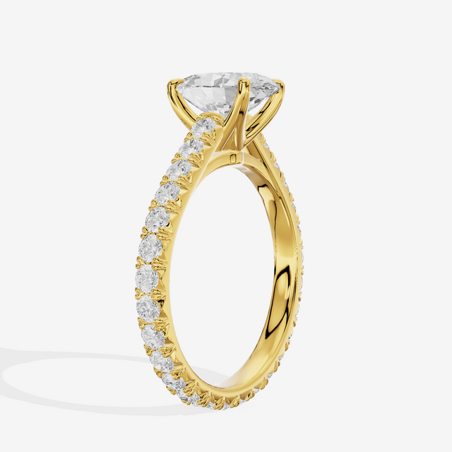 Sincere Oval Eternity Ring (3/5 ct. tw.) in 18K Yellow Gold