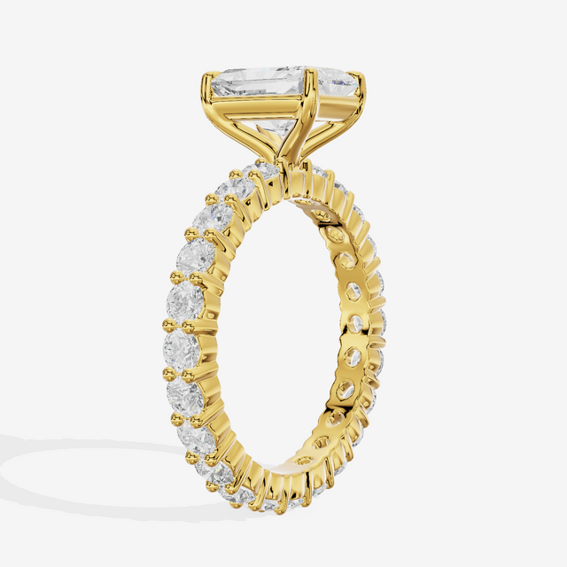 Vowsae Radiant Eternity Ring (3/4 ct. tw.) in 14K Yellow Gold