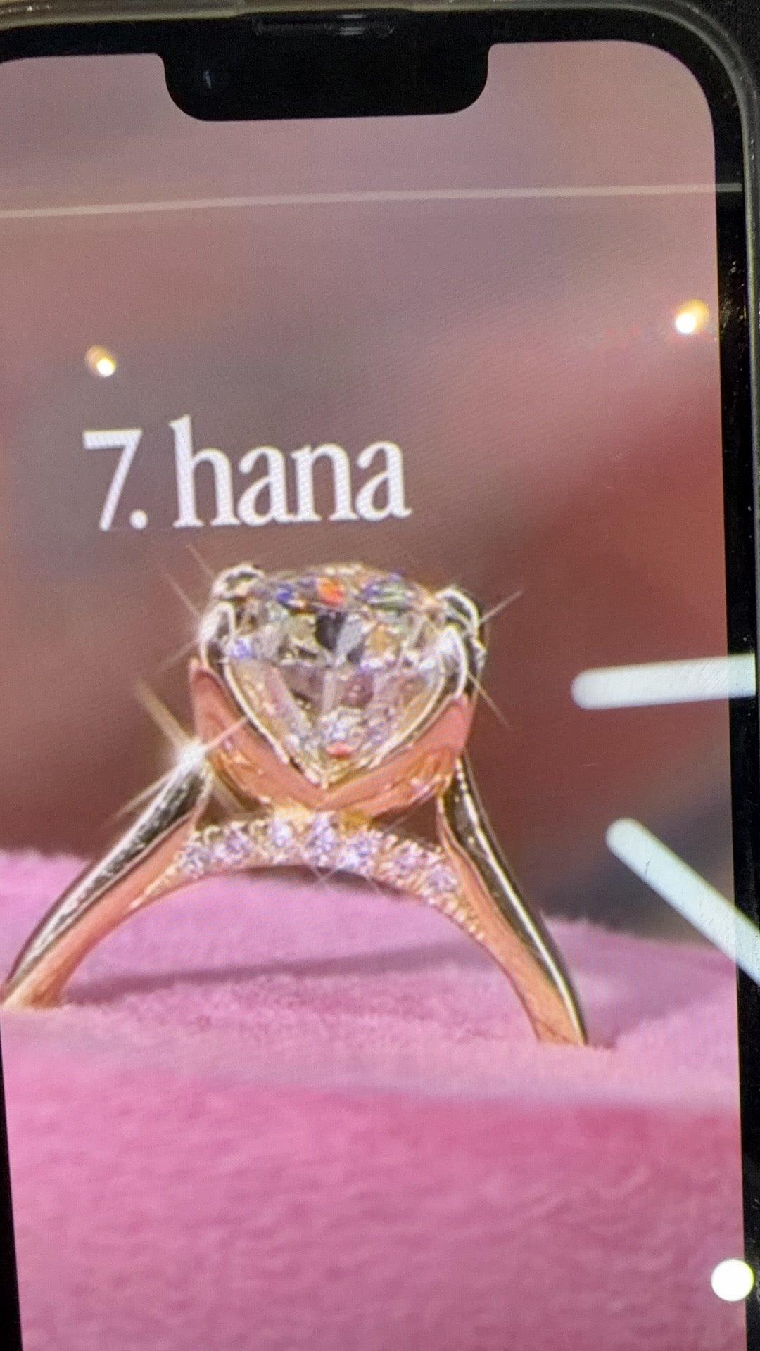 For Kendra, Deposit for 2.5ct pear-shaped diamond (D/VVS2), add diamonds on the bridge with a hidden halo, size 7, in 14K solid yellow gold