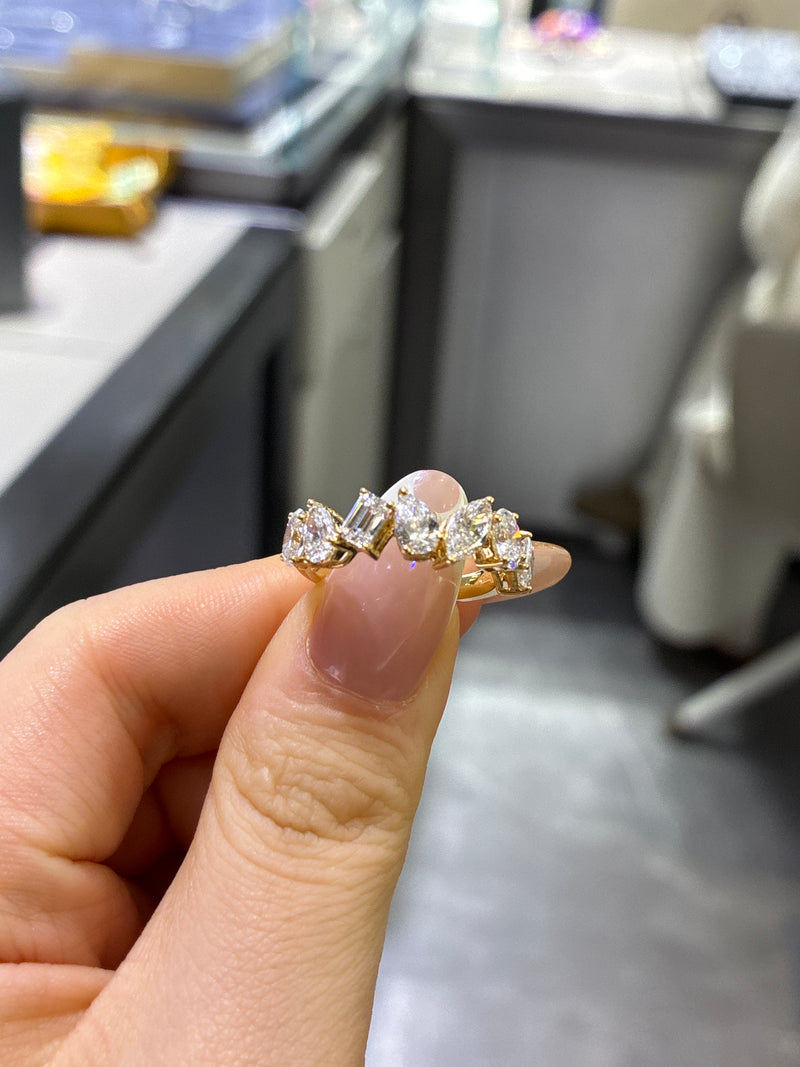 For pa platinum Mix band DE/VS vvs total 2.224ct