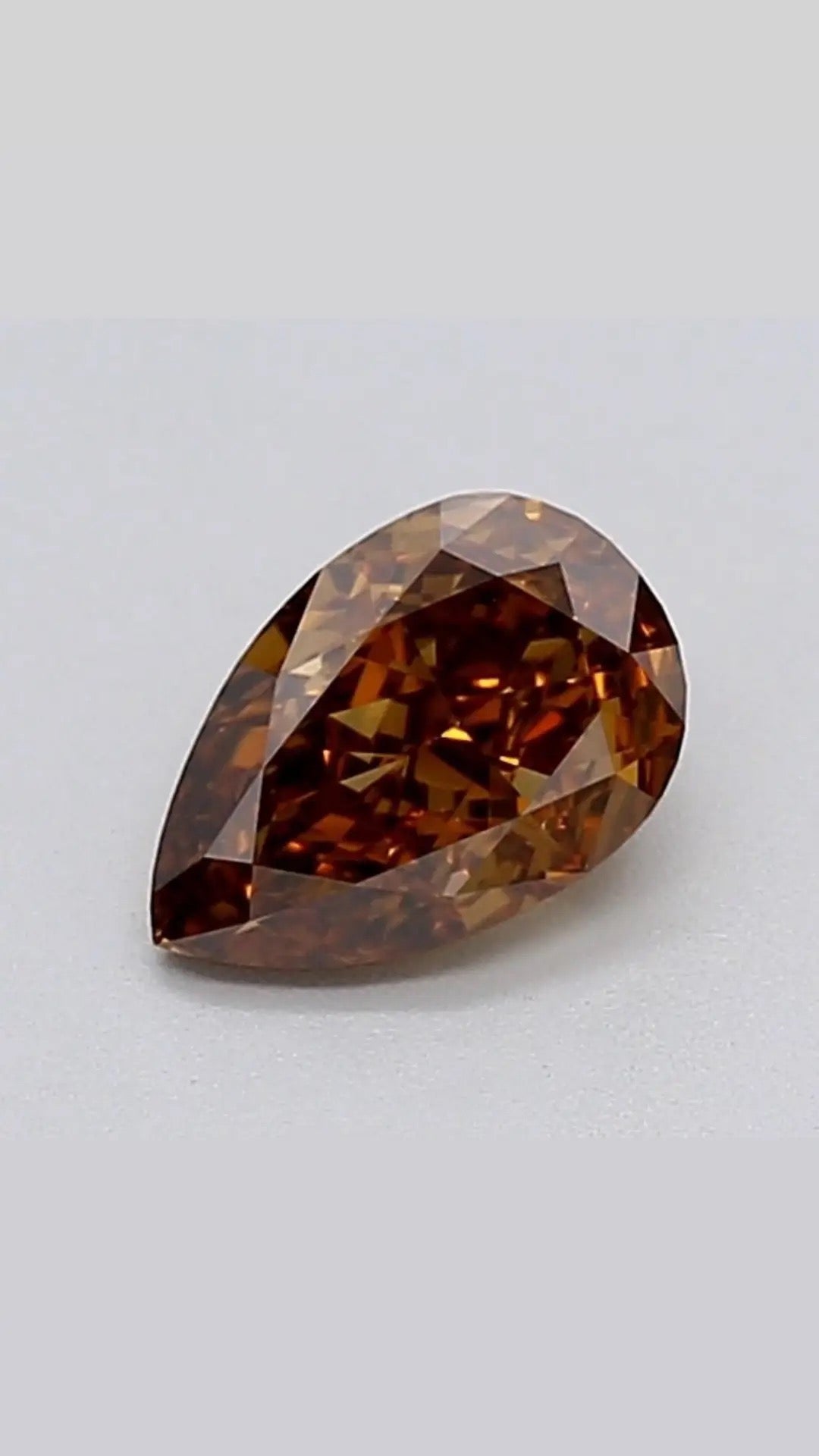 For La Bella Visage 14k golid yellow with 1carat&1.03carat fancy brown diamond pinky ring VVS2*2pcs