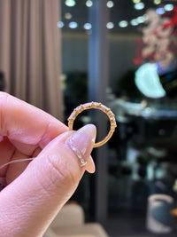 For Gloria, deposit for 14k Gold Marquis band