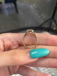 For Sarah 14K solid yellow gold 2.87carat E/VS1(Ready to ship)
