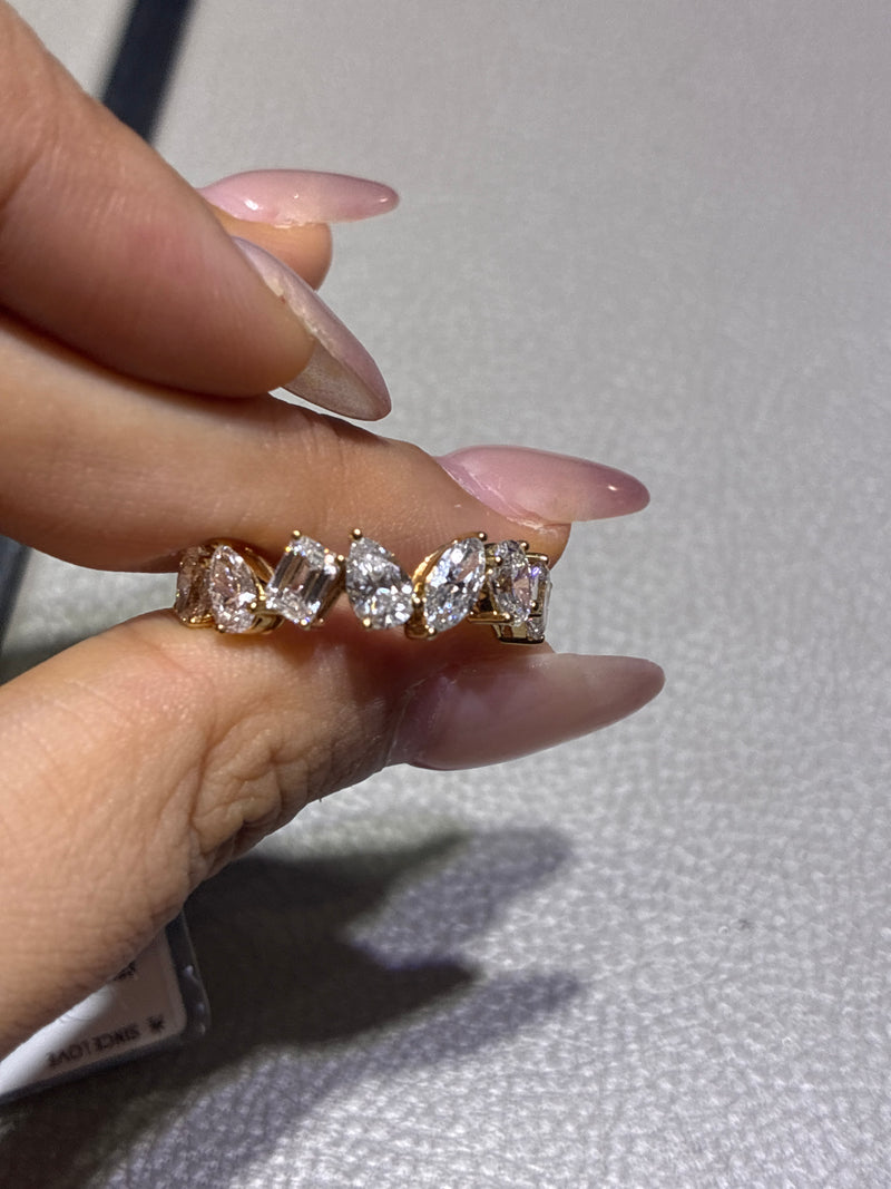 For Keshea( custom full eternity,18k yellow gold)
