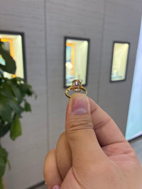 For Beverly Díaz 3.54ct Radiant Bezel D/VVS2 18k