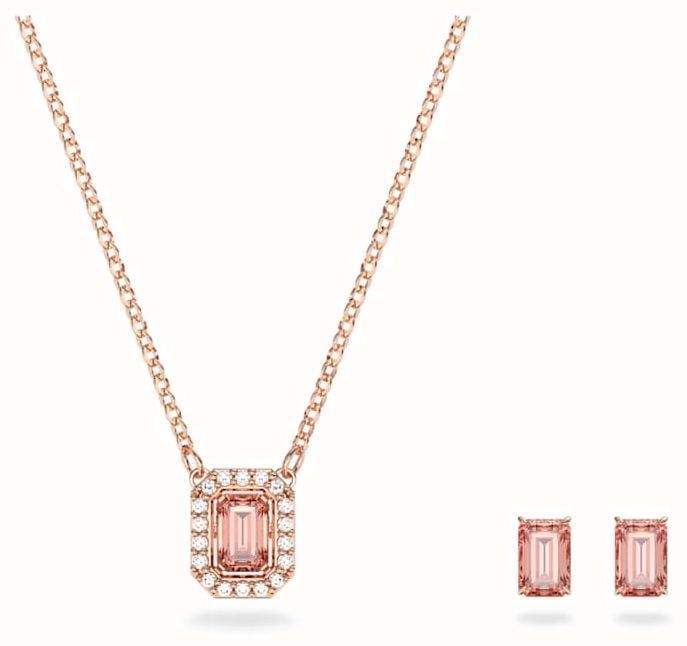 For Grace, 1ct Pink diamond with Halo Necklace, VS1, in 14k rose gold