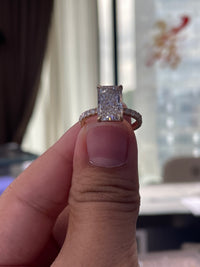 Half Deposit For Abby Rivera3.08ct EVS1 Radiant Cut in 14k