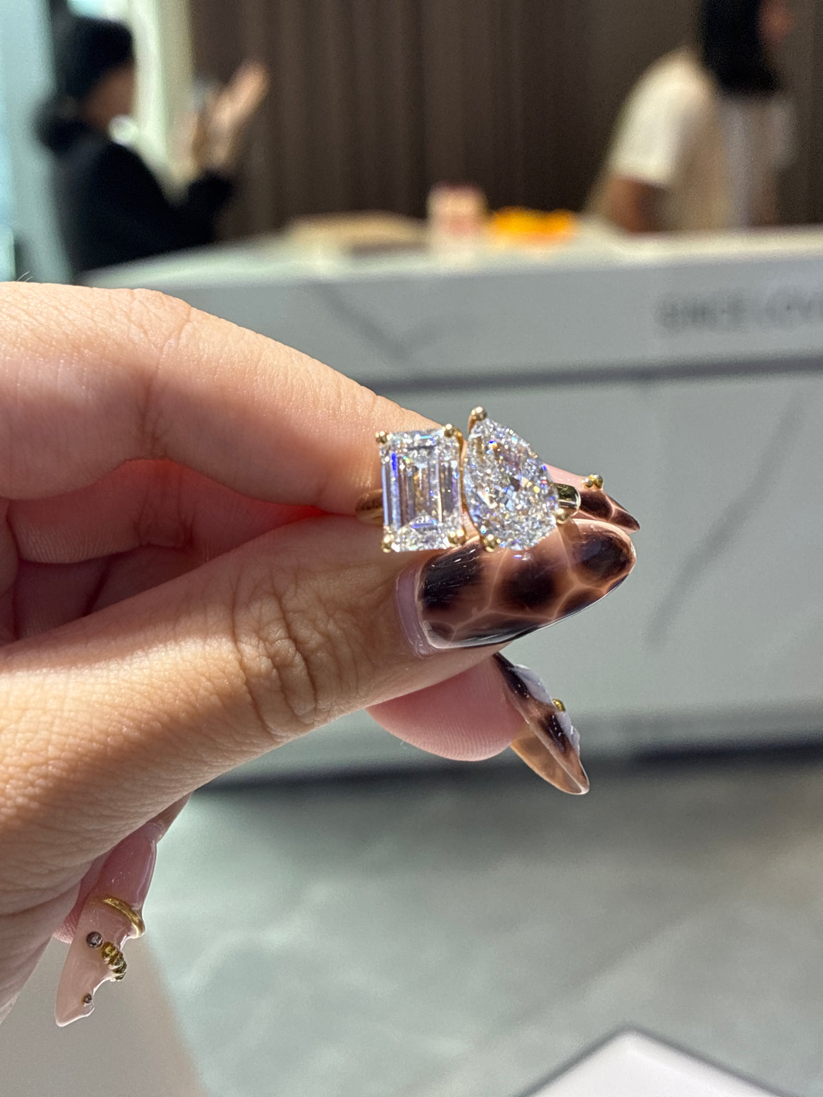 Final payment For Martha Montejano 14k yellow gold ring with toi et moi design