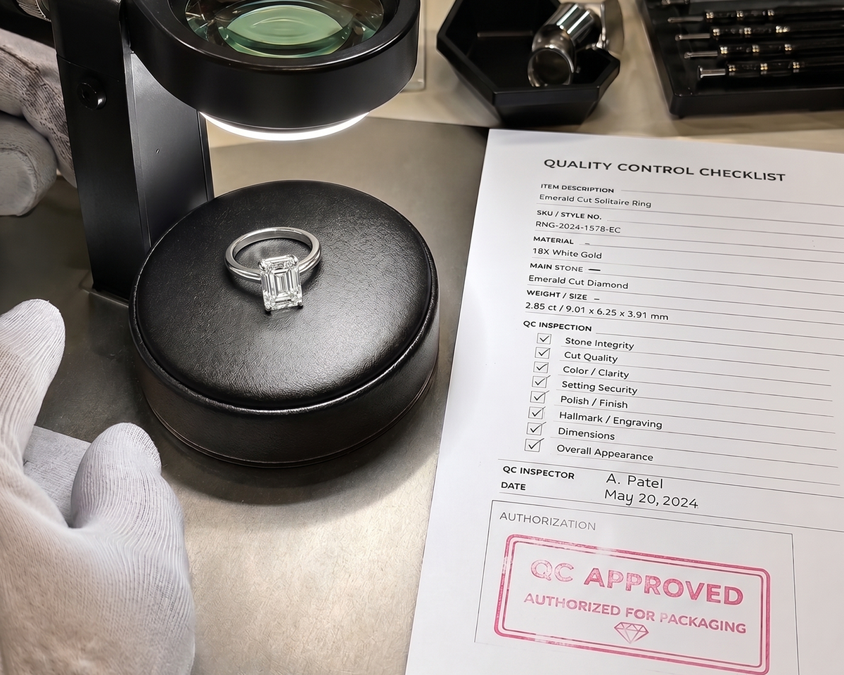 The pink certificate stamp is what authorizes shipment